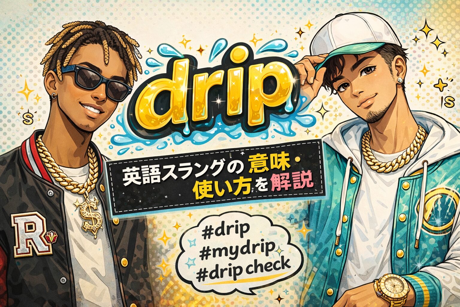 drip の意味とは？英語スラングの意味・使い方を解説