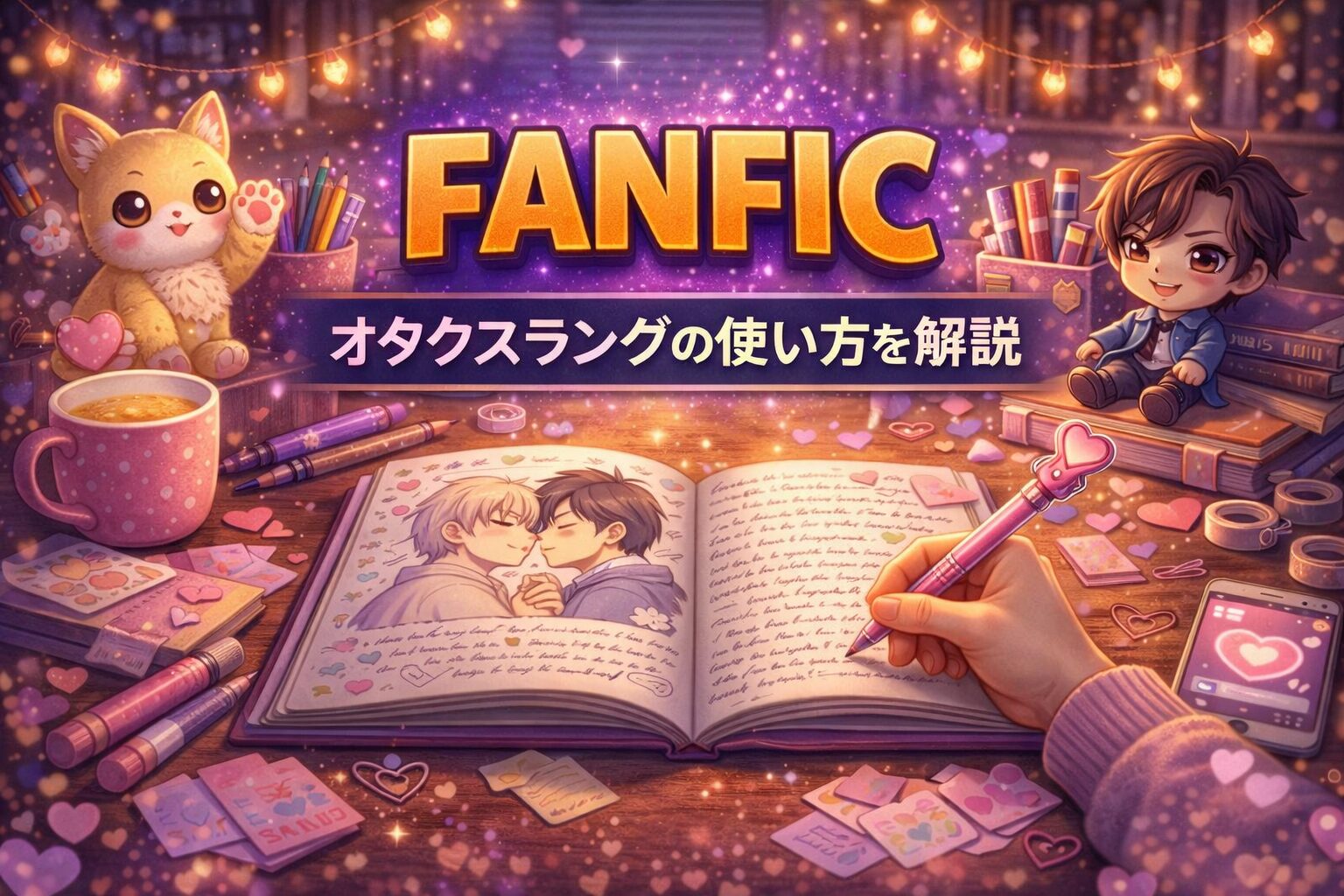 fanfic の意味とは？二次創作ファン小説を指すネットスラングの使い方を解説