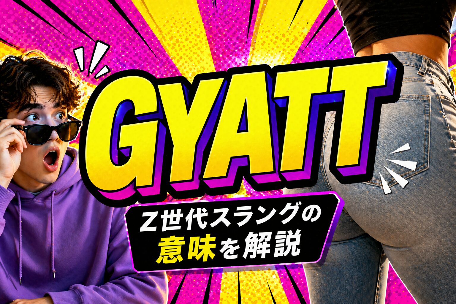 gyatt とは？「大きいお尻への感動」を表す感嘆スラングの意味・由来・使い方を解説