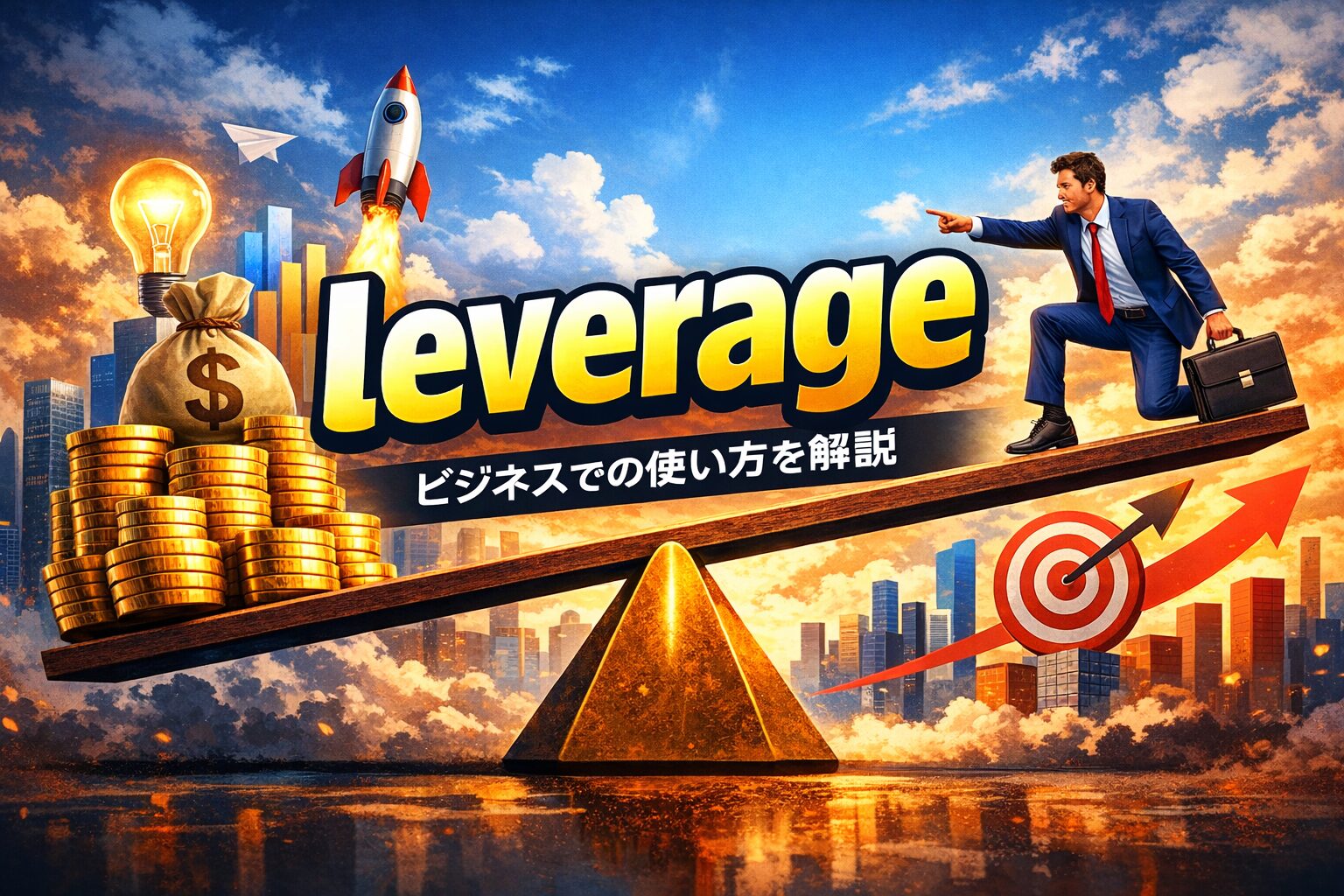 leverage の意味とは？ビジネス・SNSでの使い方を例文付きで解説