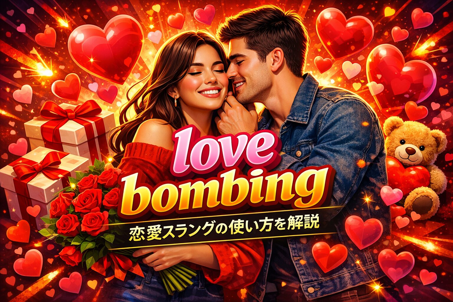love bombing の意味とは？恋愛スラングの使い方・心理を解説