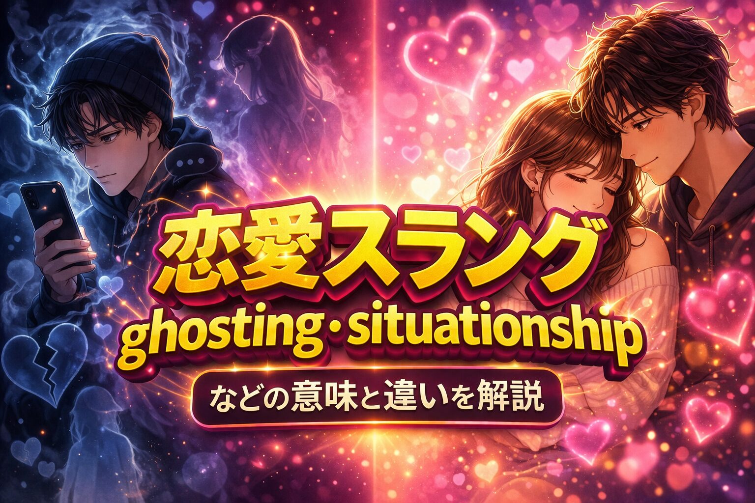 恋愛スラング比較｜ ghosting・situationship などの意味と違いを解説