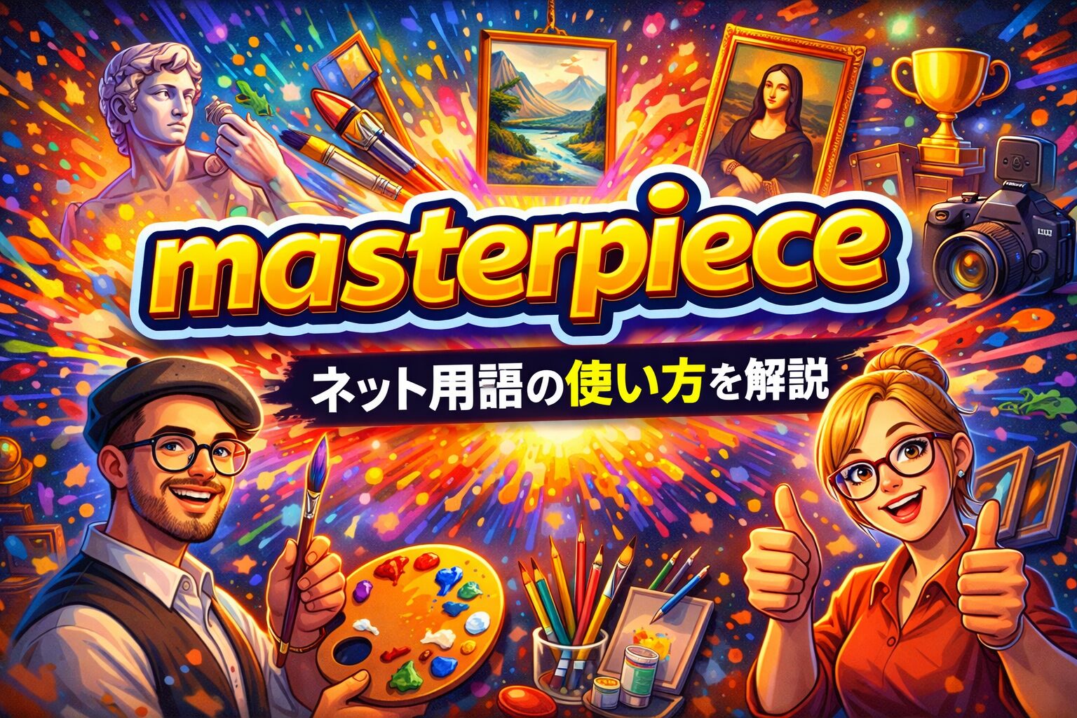 masterpiece の意味とは？英語スラング・ネット用語の使い方を解説