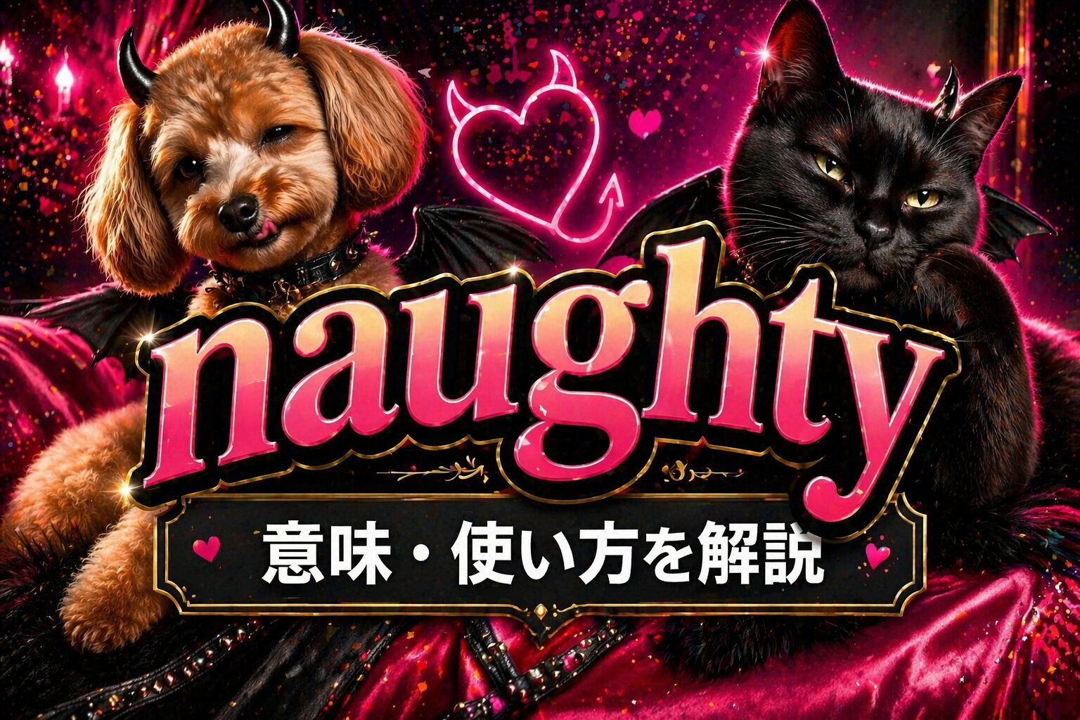 naughty とは？いたずらっ子だけじゃない？性的ニュアンスと意味・由来・使い方を解説