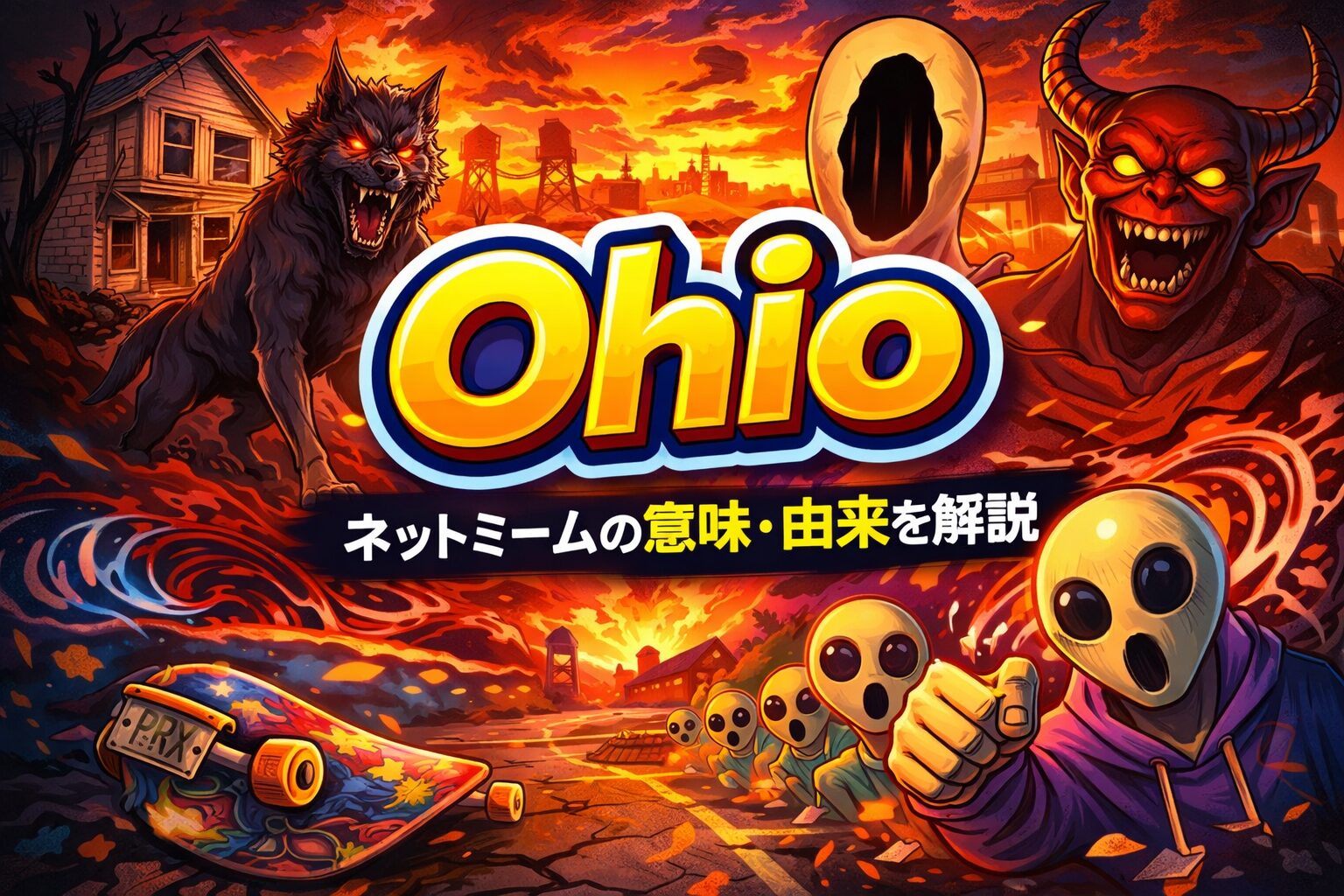 Ohio の意味とは？ネットミームの意味・由来・使い方を解説