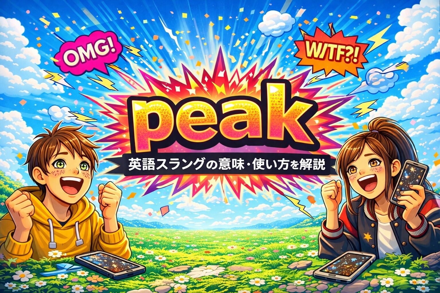 peak の意味とは？英語スラングの意味・使い方を解説