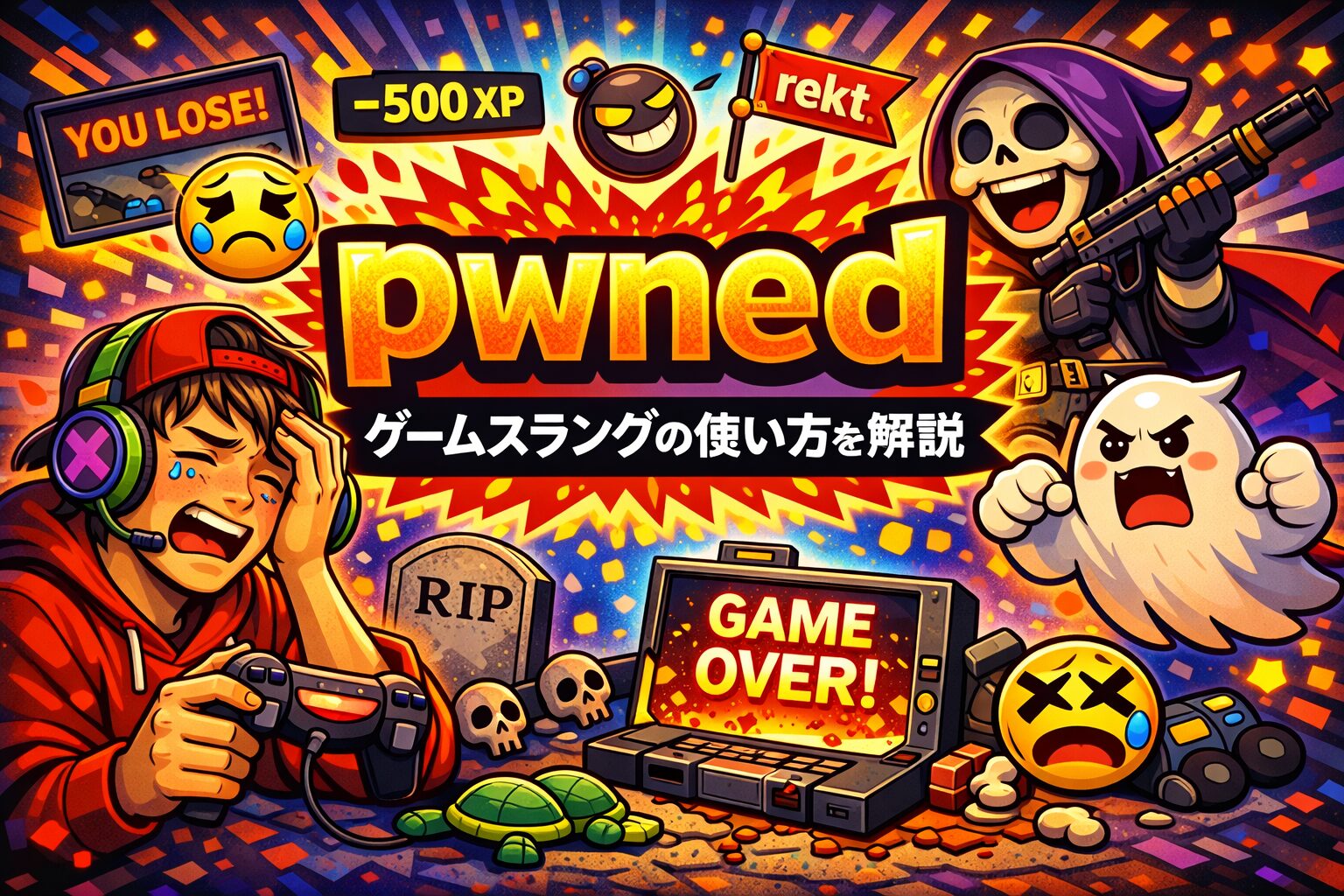 pwned の意味とは？ゲーム・ネットスラングの使い方と由来を解説