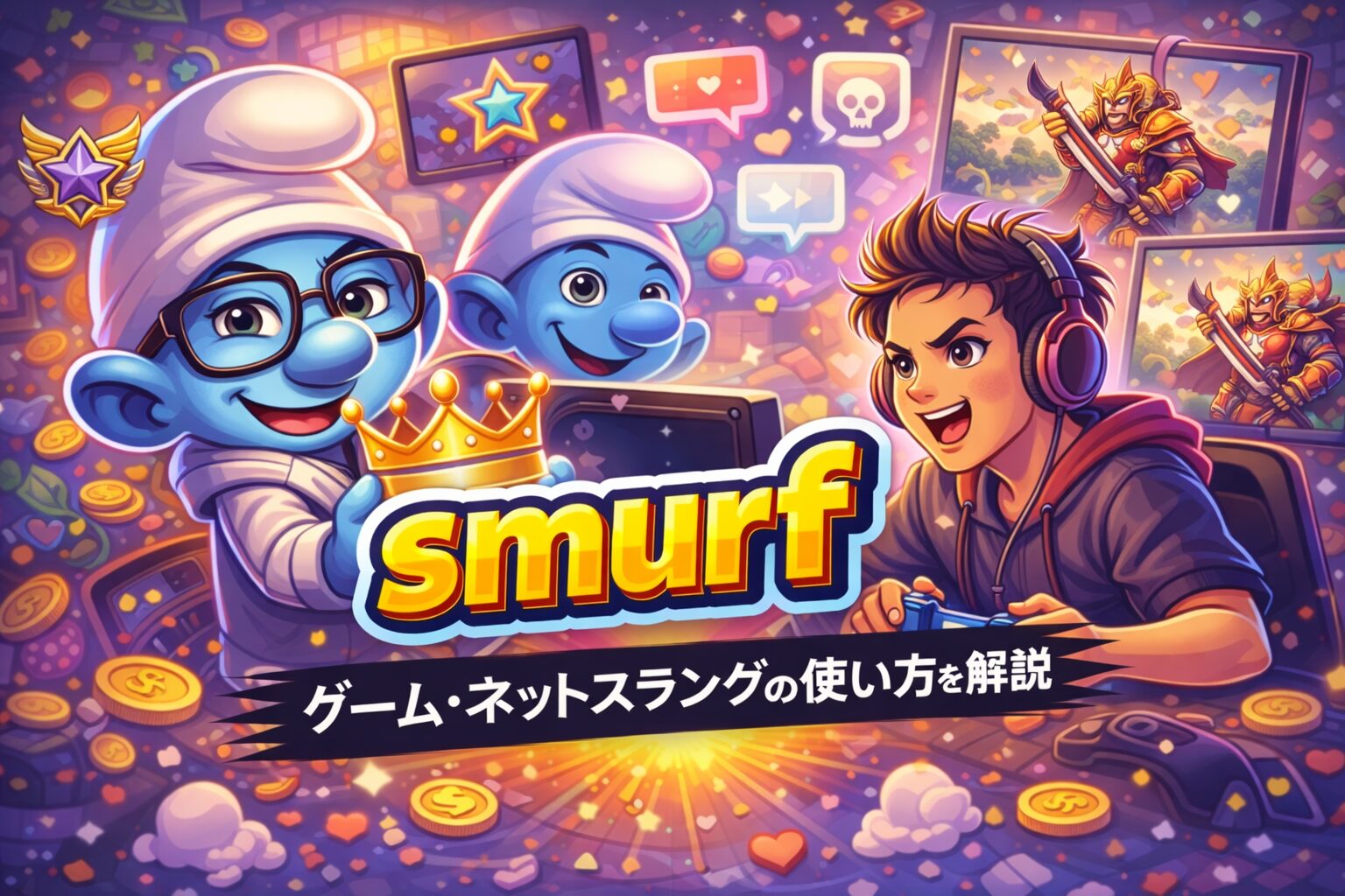 smurf の意味とは？ゲーム・ネットスラングの使い方を解説