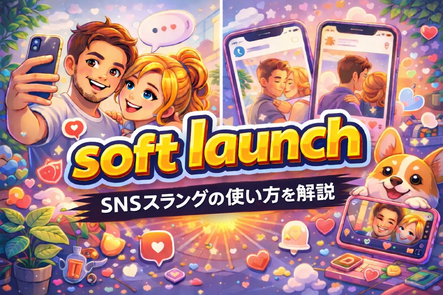 soft launch の意味とは？SNSスラングの使い方を解説