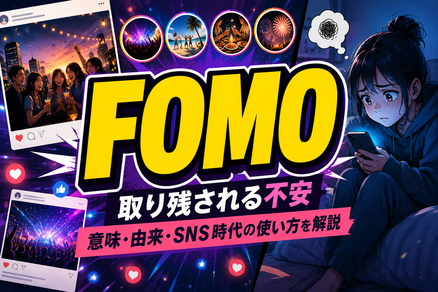 FOMO とは？取り残される不安の意味・由来・SNS時代の使い方を解説